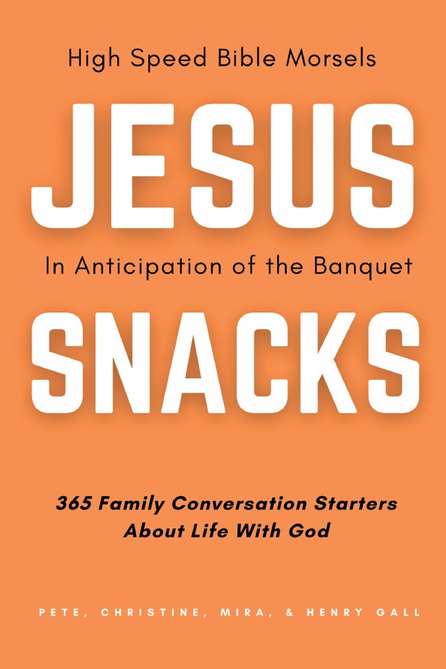 Jesus Snacks: 365 Family Conversation Starters About Life With God, by Pete, Christine, Mira and Henry Gall